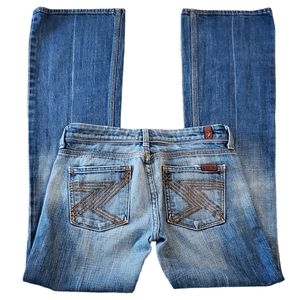 7 For All Mankind Flynt Women's Flare Jeans Size 24